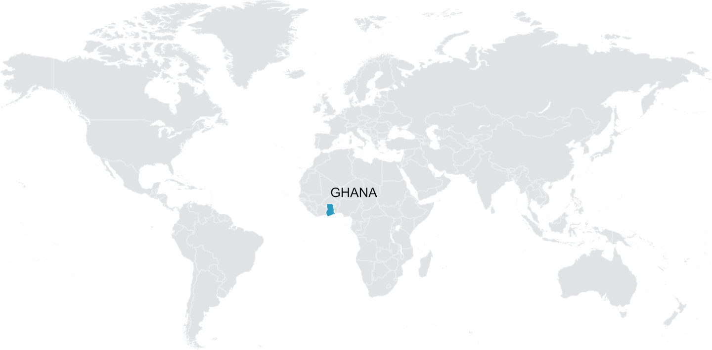 worldmap Ghana