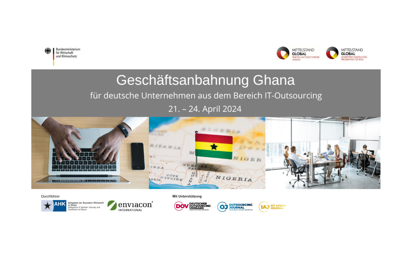 Bundesministeriums für Wirtschaft und Klimaschutz (BMWK) lädt IT-Unternehmer nach Ghana ein