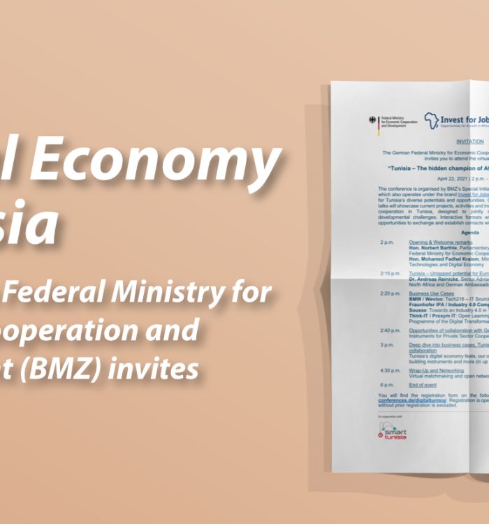 Digital Tunisia – The German Federal Ministry for Economic Cooperation and Development (BMZ) invites