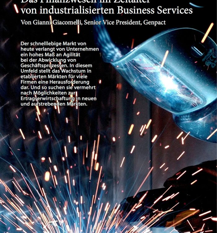 Das Finanzwesen im Zeitalter von industrialisierten Business Services