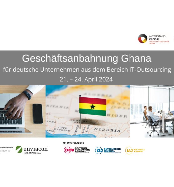 Bundesministeriums für Wirtschaft und Klimaschutz (BMWK) lädt IT-Unternehmer nach Ghana ein