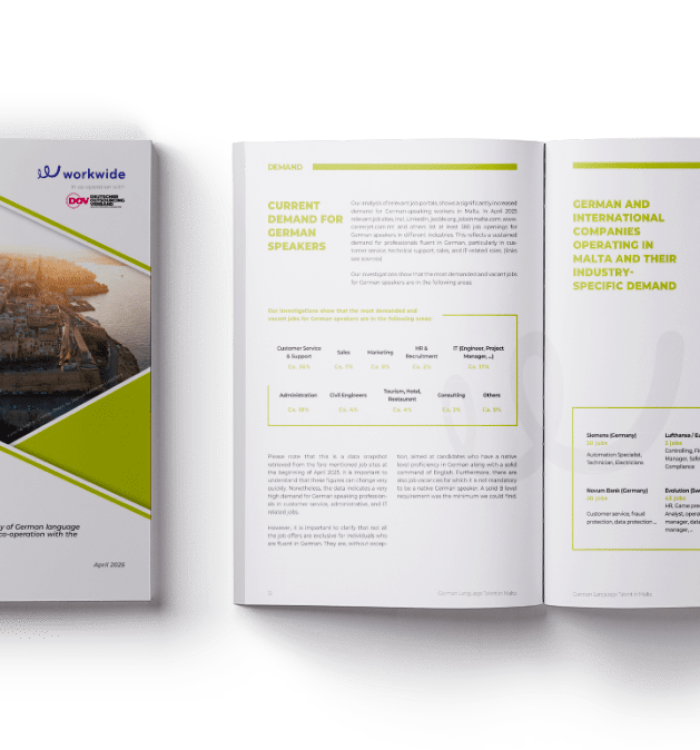 German Speaking Talent in Malta – Availability / Demand Analysis