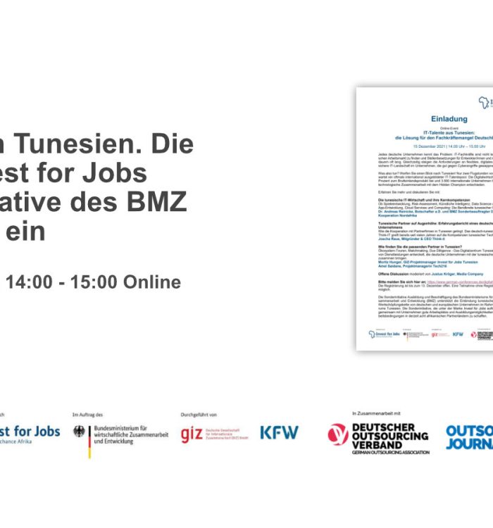 Deutsch: Einladung Online IT Tunesien