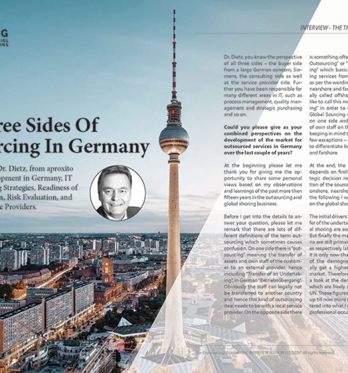 Interview: The Three Sides Of IT-Sourcing In Germany