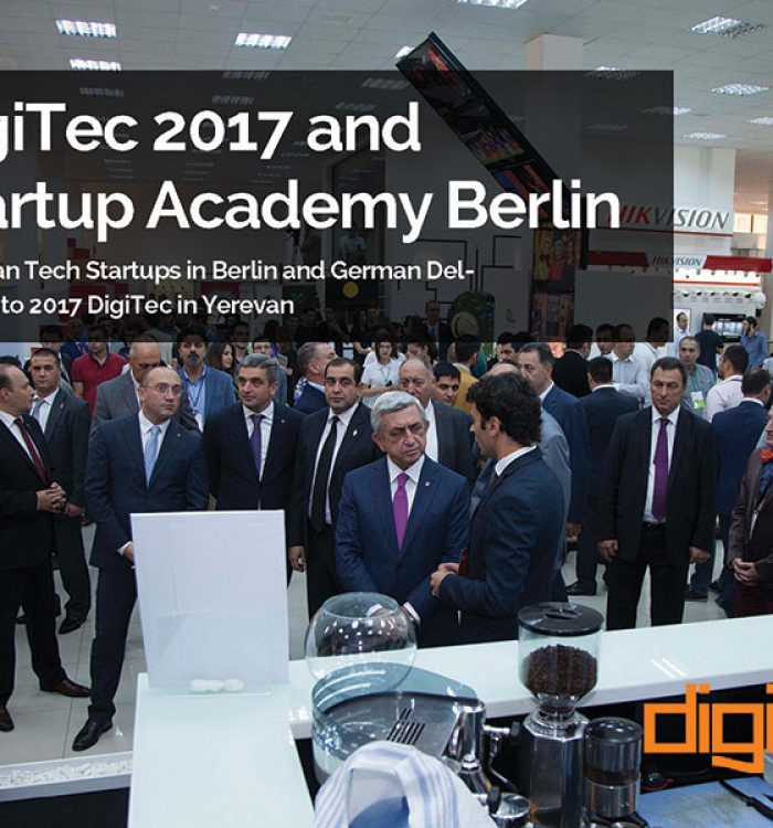 Delegation of Startups in Armenia in Berlin and German Delegation at DigiTec