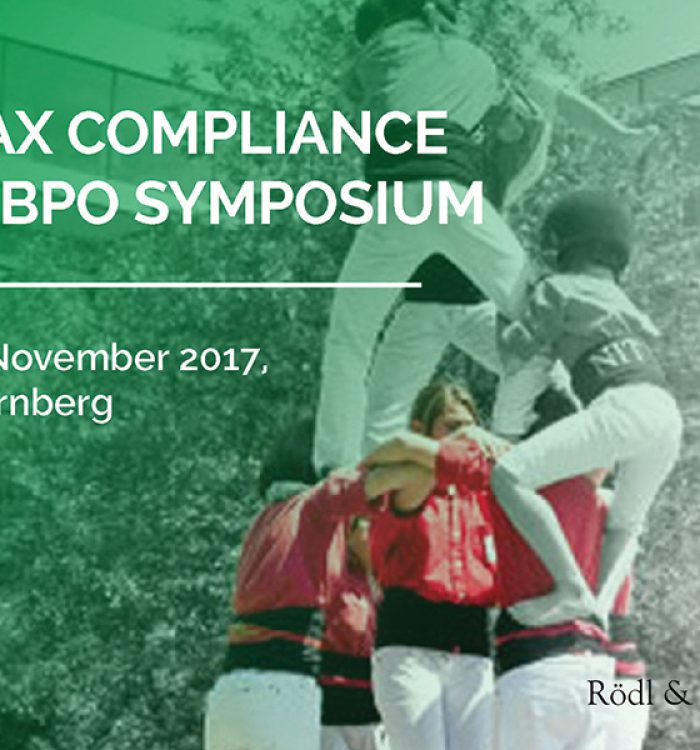 Tax Compliance & BPO Symposium (Deutsch)