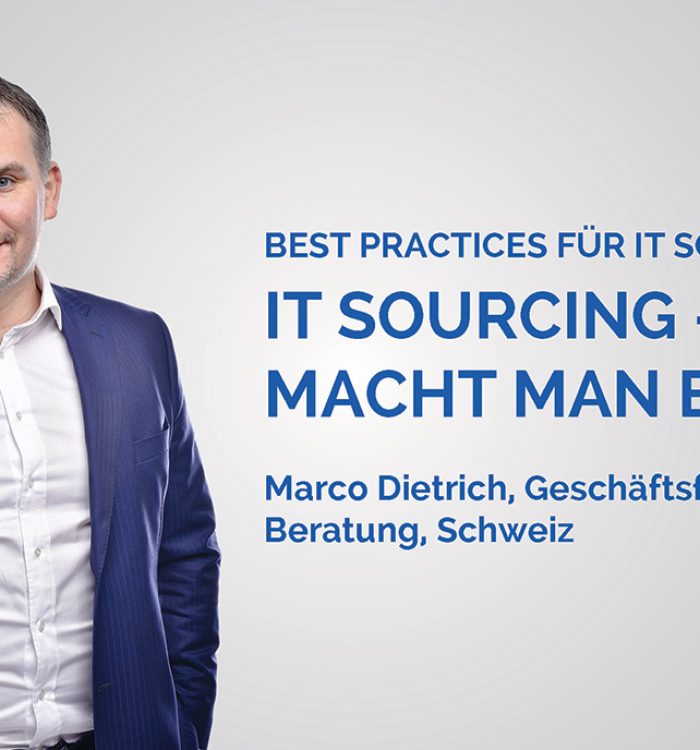 IT Sourcing – so macht man es richtig